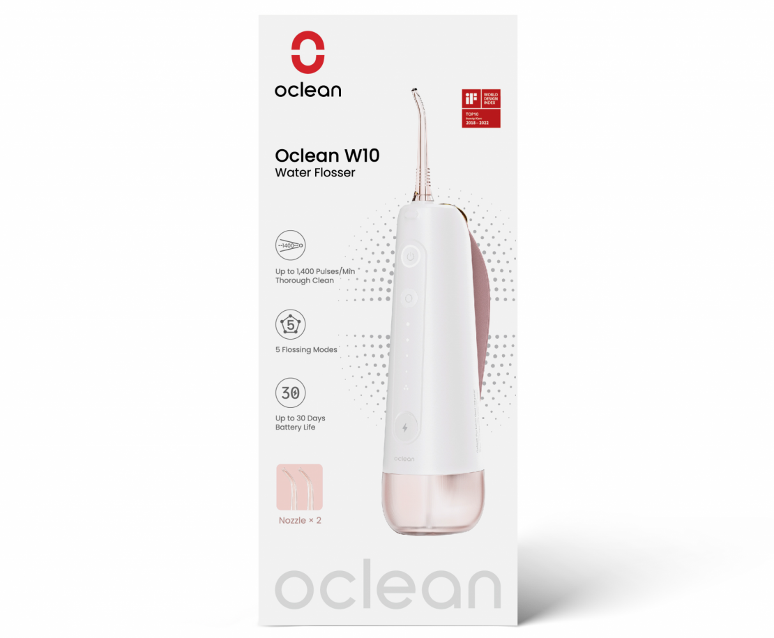 Oclean W10 Portable Oral irrigator орален душ за уста - Pink