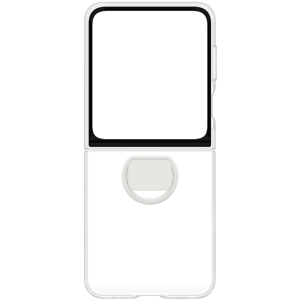 Clear Case Transparent with Ring за Samsung Galaxy Z Flip 6