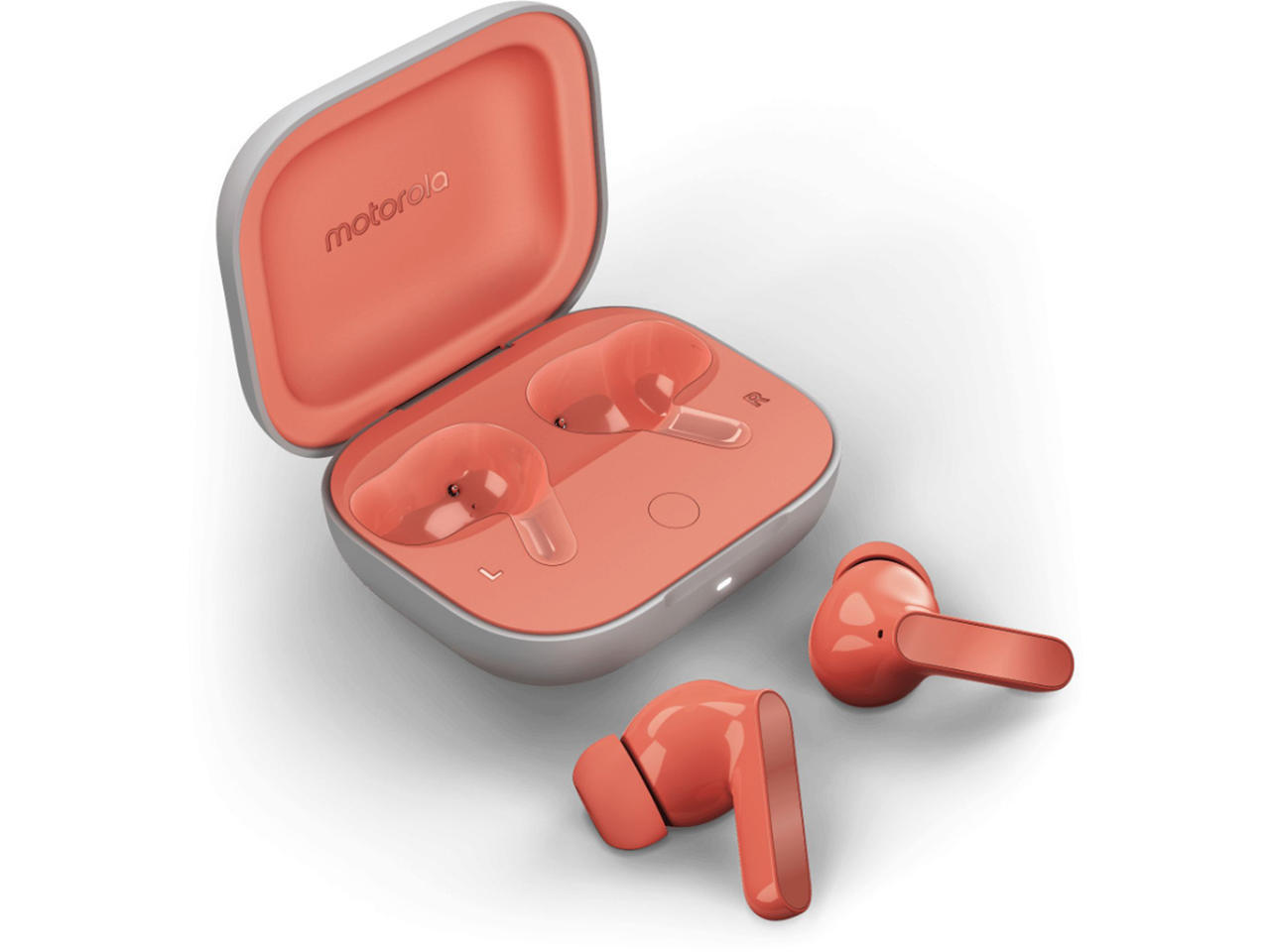 Bluetooth TWS слушалки Motorola Buds - Coral Peach