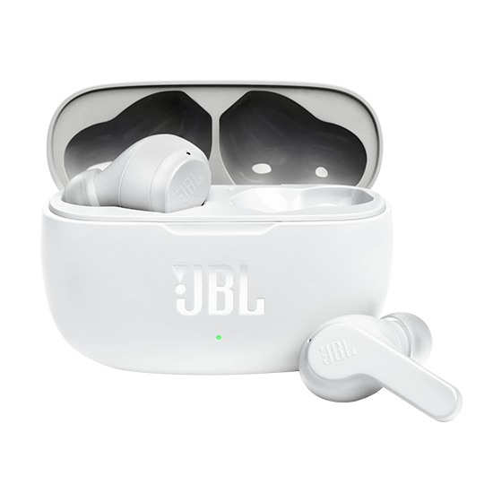 Bluetooth JBL Wave 200TWS Wireless In-Ear Headphones - White