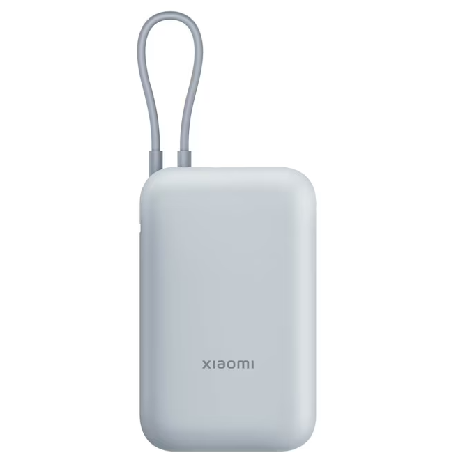 Xiaomi Power Bank 10000 mAh (Integrated Cable) 22.5W - Ice Blue