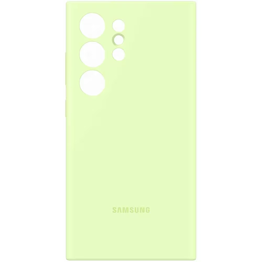 Silicone Case калъф за Samsung Galaxy S24 Ultra - Light Green