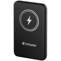 Verbatim Wireless Battery Pack 10000mAh 20W UBS-C 15W Wireless - Black