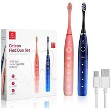 Комплект електрически четки за зъби Oclean Find Duo Set - Red/blue