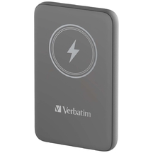 Verbatim Wireless Battery Pack 10000mAh 20W UBS-C 15W Wireless - Grey