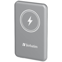 Verbatim Wireless Battery Pack 5000mAh 20W UBS-C 15W Wireless - Gray