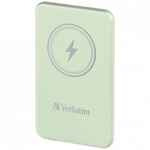 Verbatim Wireless Battery Pack 5000mAh 20W UBS-C 15W Wireless - Green