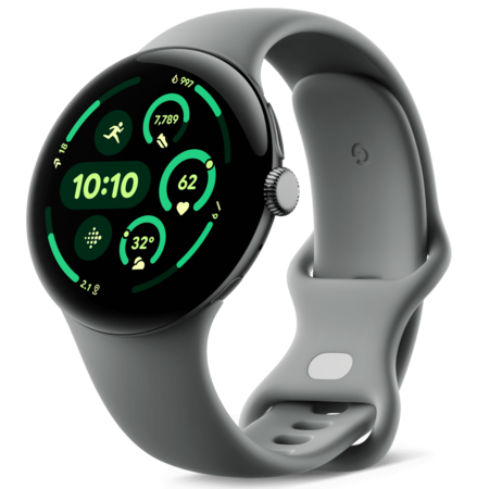 Google Pixel Watch 3 45mm Bluetooth - Matte Hazel with Hazel Band