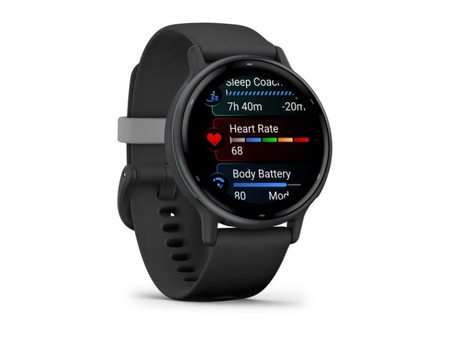 Garmin Vivoactive 5 - Slate безел с Black корпус и силиконова каишка