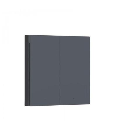 Aqara Smart Wall Switch H1 EU Dark Gray (No Neutral, Double Rocker)