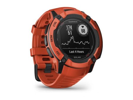 Garmin Instinct 2X Solar - Flame Red