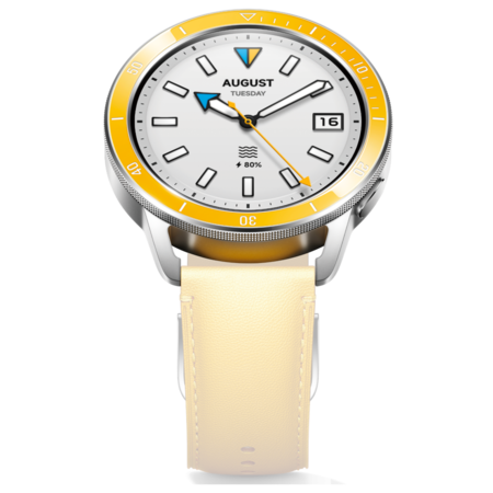 Каса за Xiaomi Watch S3 - Chrome Yellow Bezel