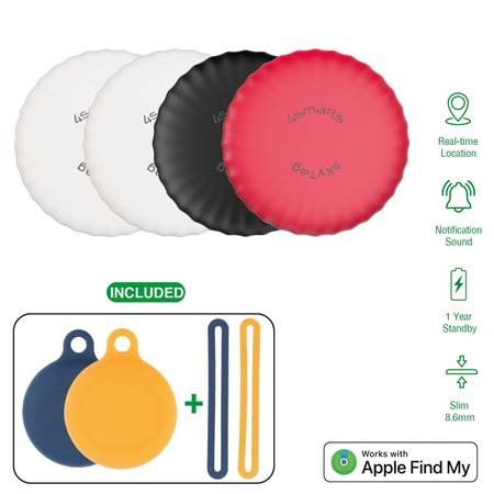 4smarts SkyTag Slim 4 pack - AirTag за Apple Find My проследяване