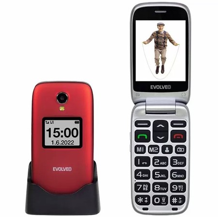 EVOLVEO EasyPhone FS red