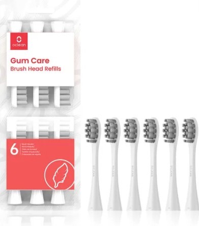 Резервни глави за електрическа четка за зъби Oclean Gum care  Brush Head (6 броя)