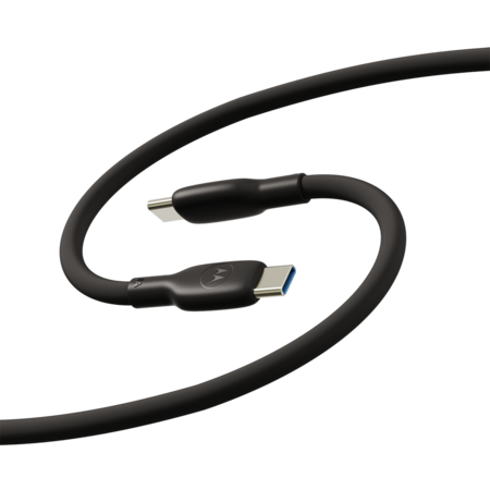 Motorola TurboPower Silicone USB Cable USB-C към USB-C 100W (5A, 2m)