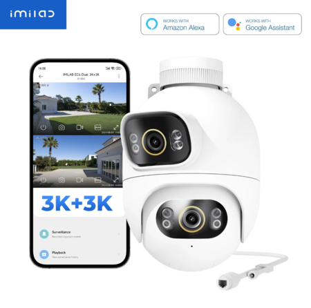 Охранителна камера Xiaomi IMILAB EC6 Dual 3K Outdoor Camera