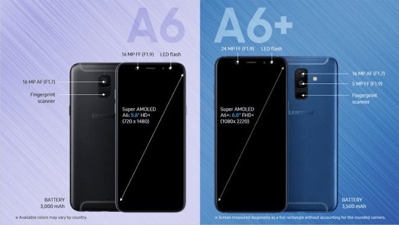 Ясни са характеристиките и цените на Galaxy A6 (2018) и Galaxy A6+ (2018)