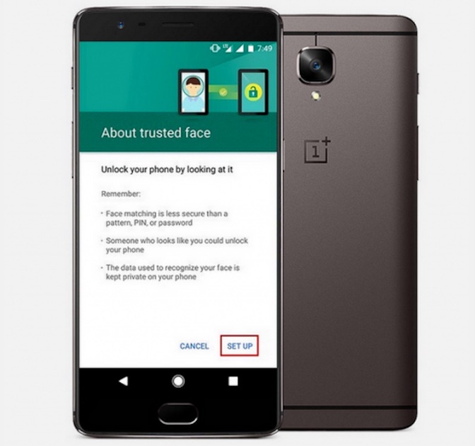OnePlus 3 и OnePlus 3T получават Face Unlock с OxygenOS 5